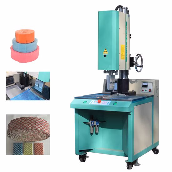 Máquina de soldadura ultrasónica para cortar el depurador de esponja